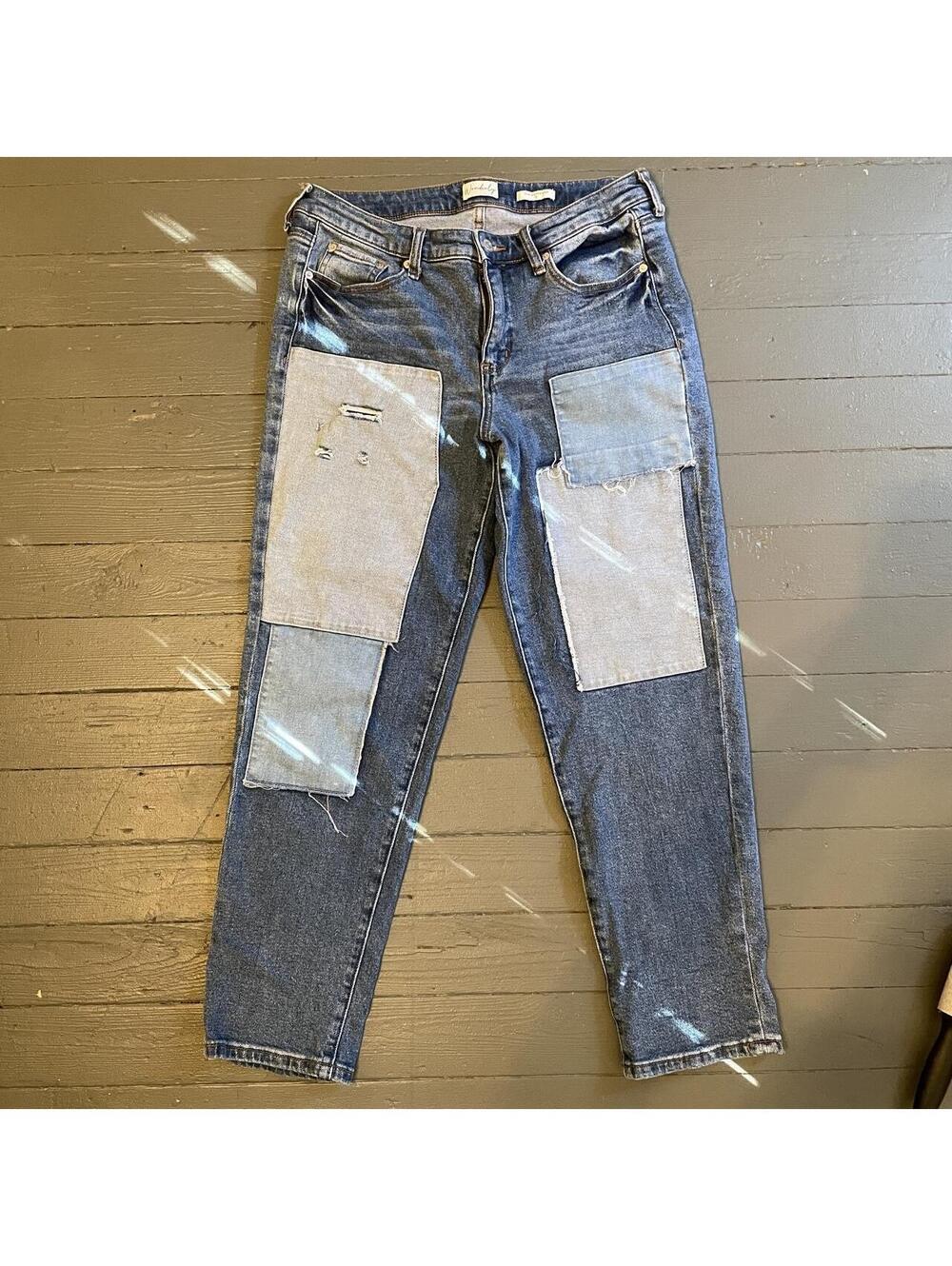 Wonderly Women's Blue and Grey Jeans